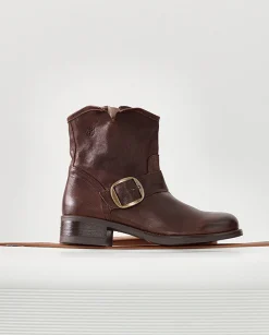 Ankle Boots|Yokono Botín Plano MONS-001 MARRON