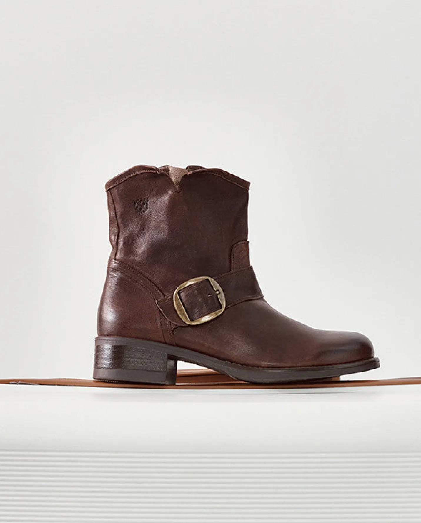 Ankle Boots|Yokono Botín Plano MONS-001 MARRON