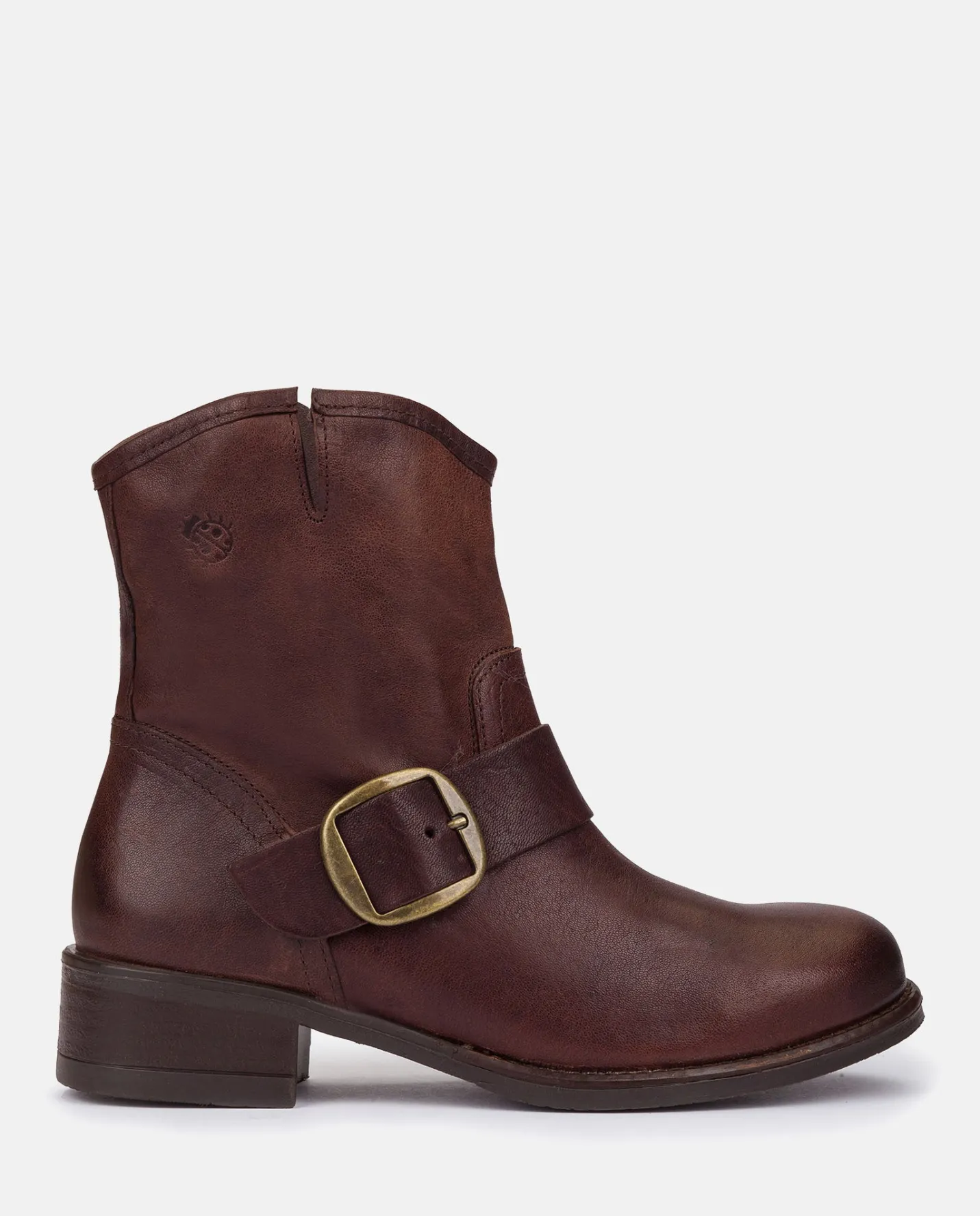 Ankle Boots|Yokono Botín Plano MONS-001 MARRON