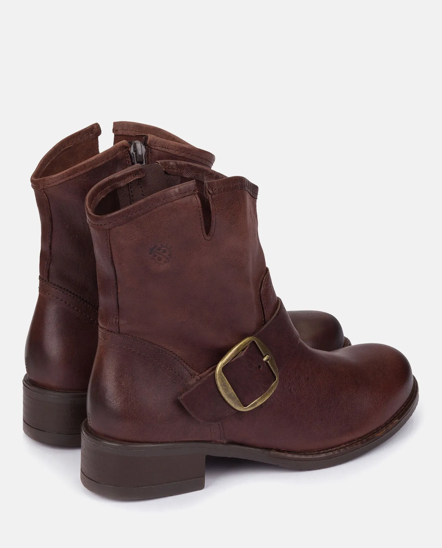 Ankle Boots|Yokono Botín Plano MONS-001 MARRON
