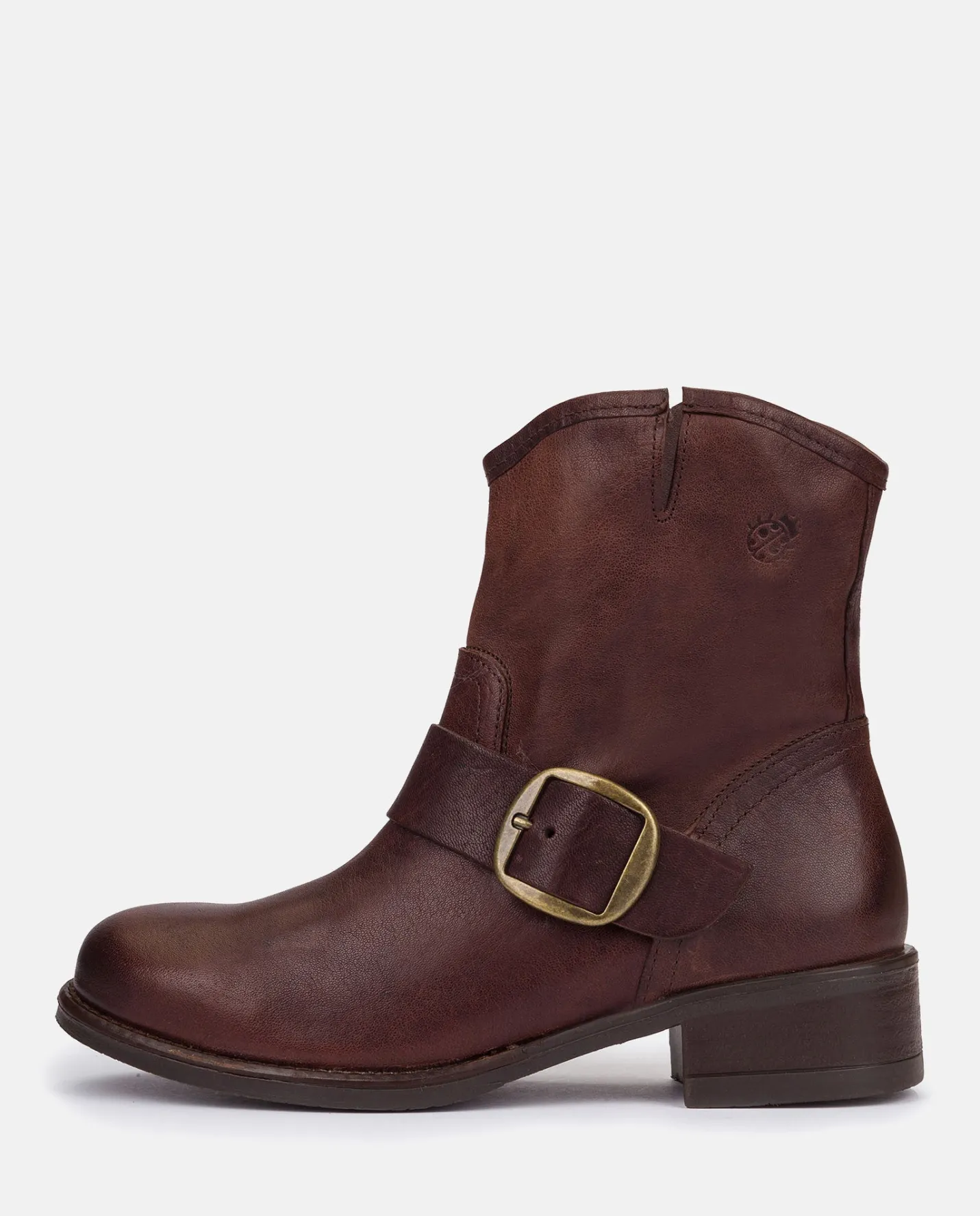 Ankle Boots|Yokono Botín Plano MONS-001 MARRON