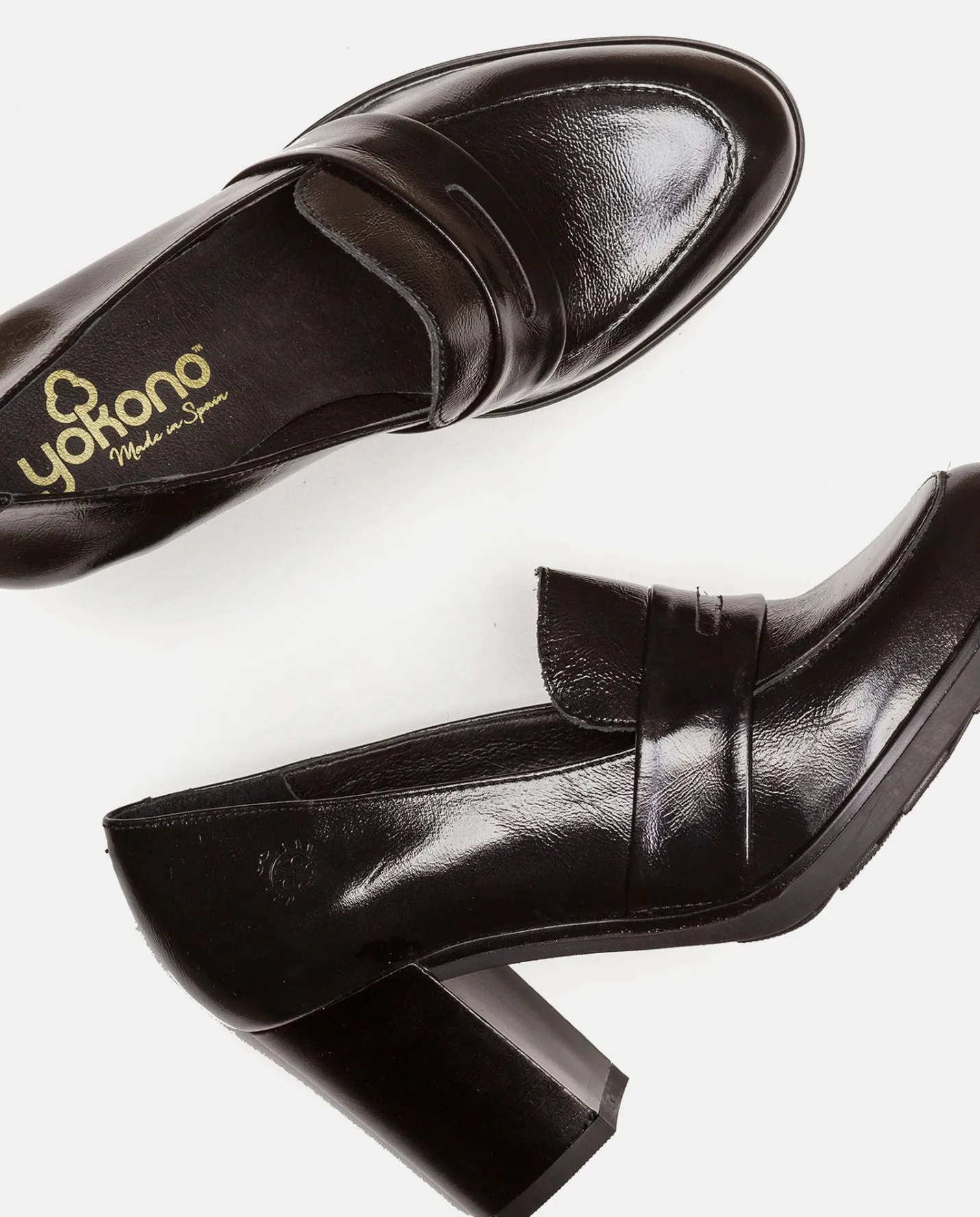 Ankle Boots|Shoes|Yokono Chaussure à Talon KIEL-001 Noir