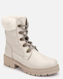 Ankle Boots|Yokono Flat Ankle Boot BERNA-001 Beige