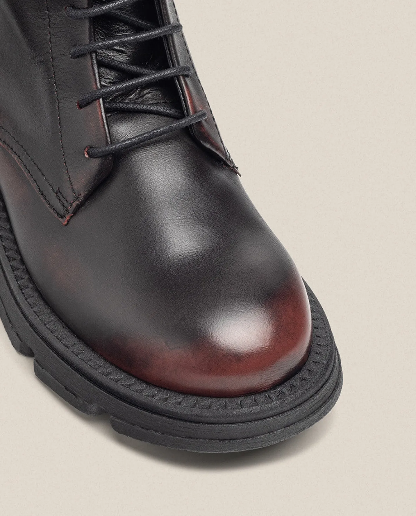 Ankle Boots|Yokono Flat Ankle Boot ELZE-003 Burgundy