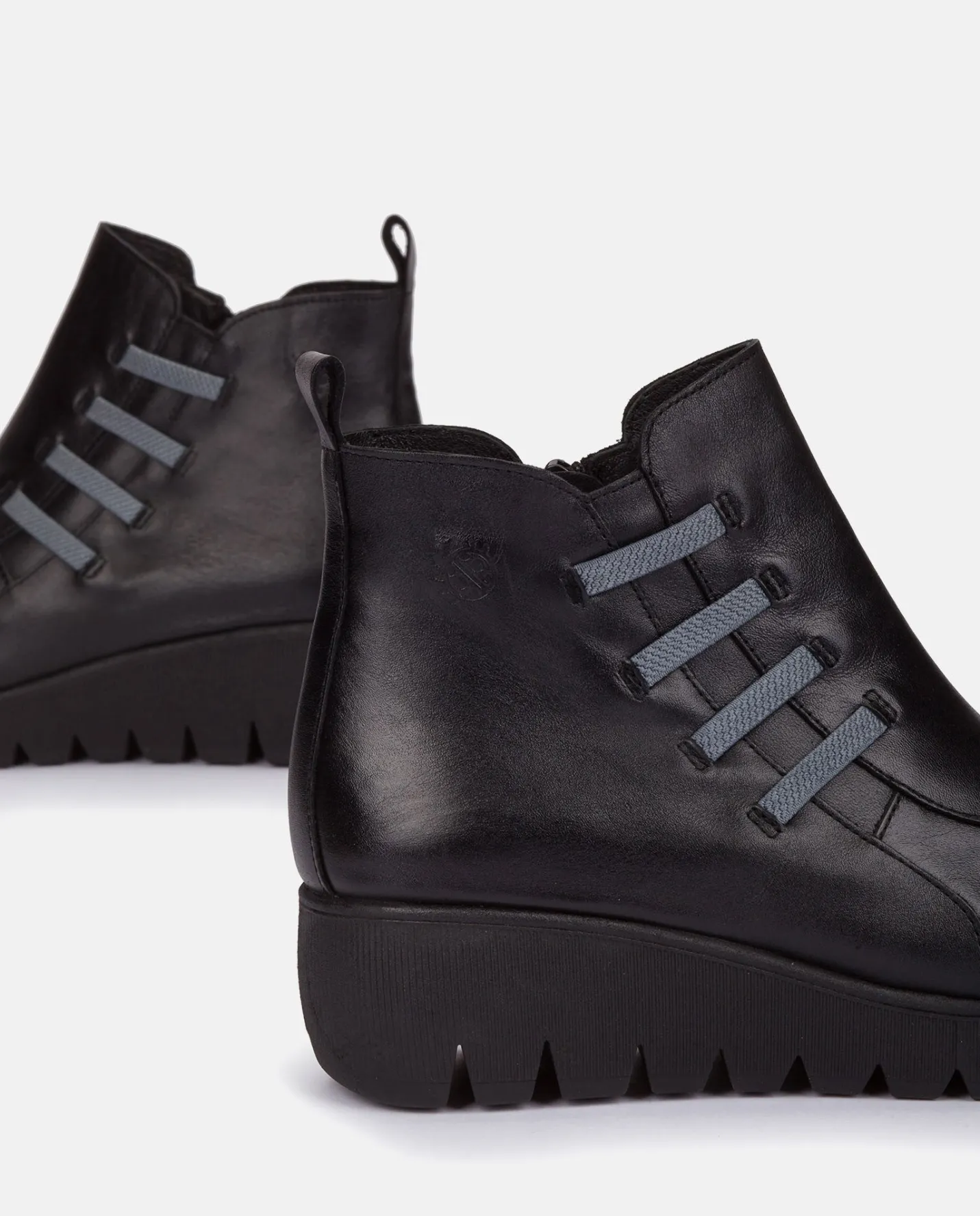 Ankle Boots|Yokono Flat Bootie ATENAS-033 Black