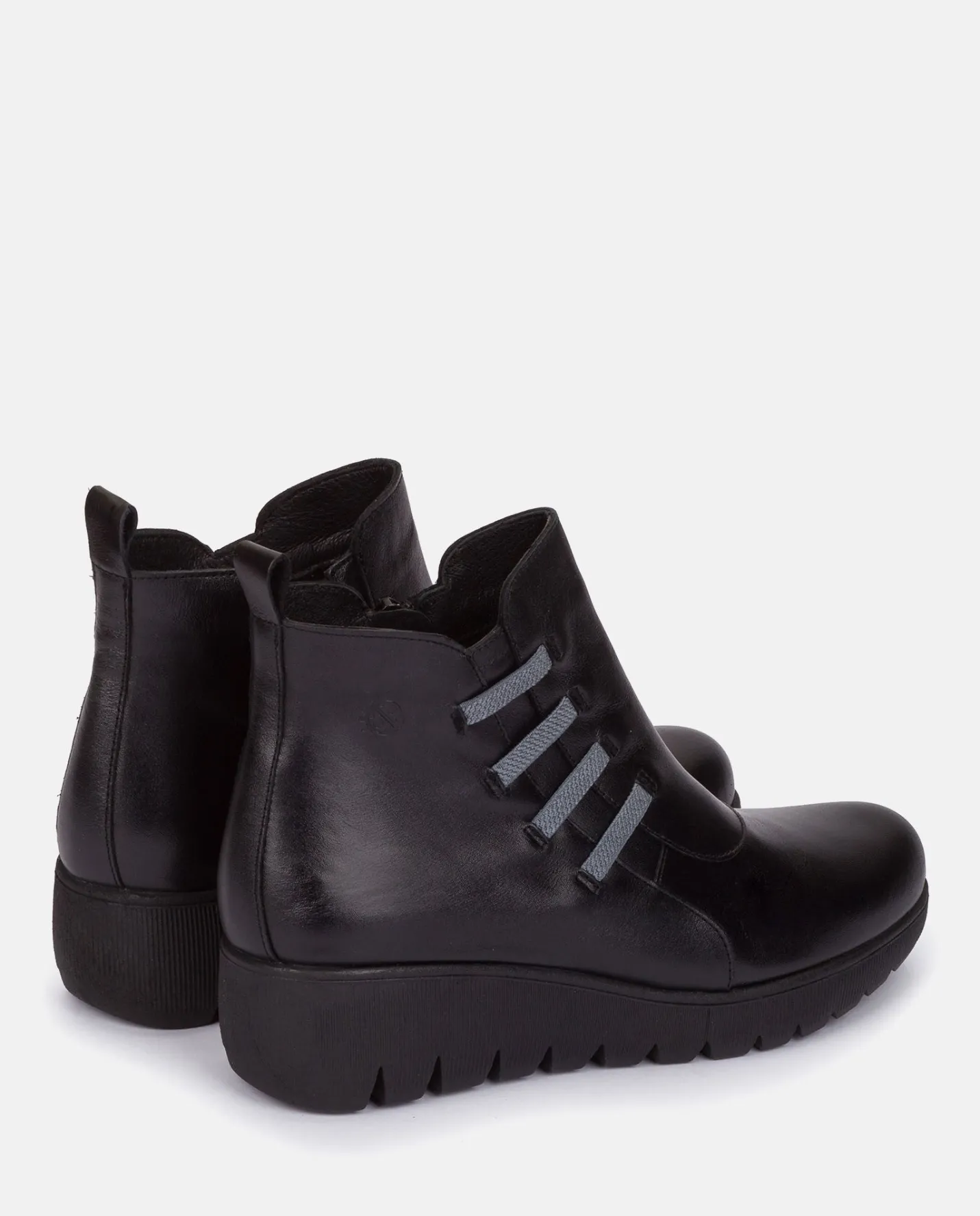 Ankle Boots|Yokono Flat Bootie ATENAS-033 Black