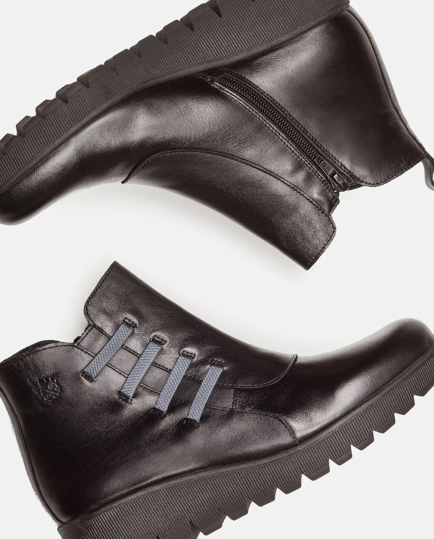 Ankle Boots|Yokono Flat Bootie ATENAS-033 Black