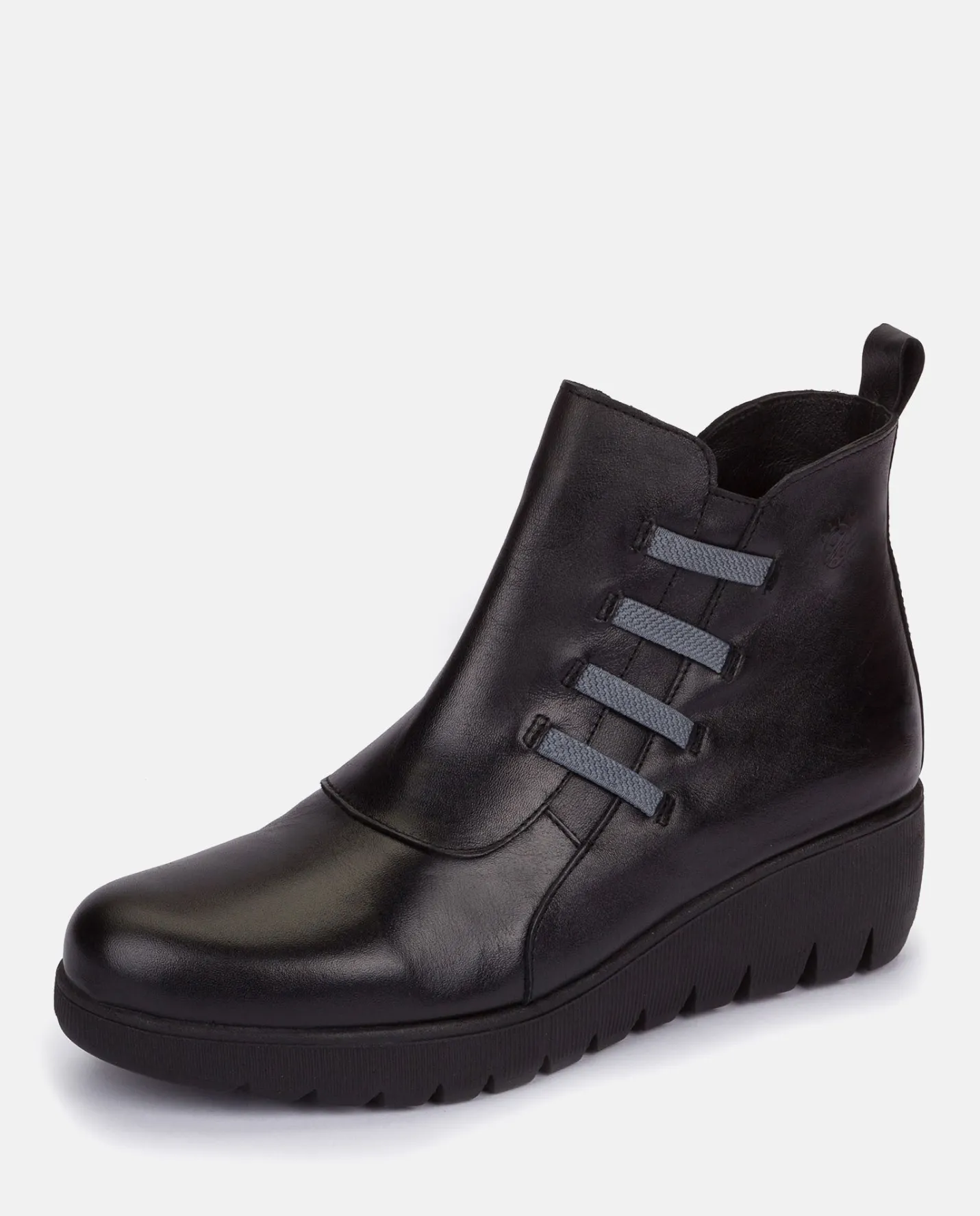 Ankle Boots|Yokono Flat Bootie ATENAS-033 Black