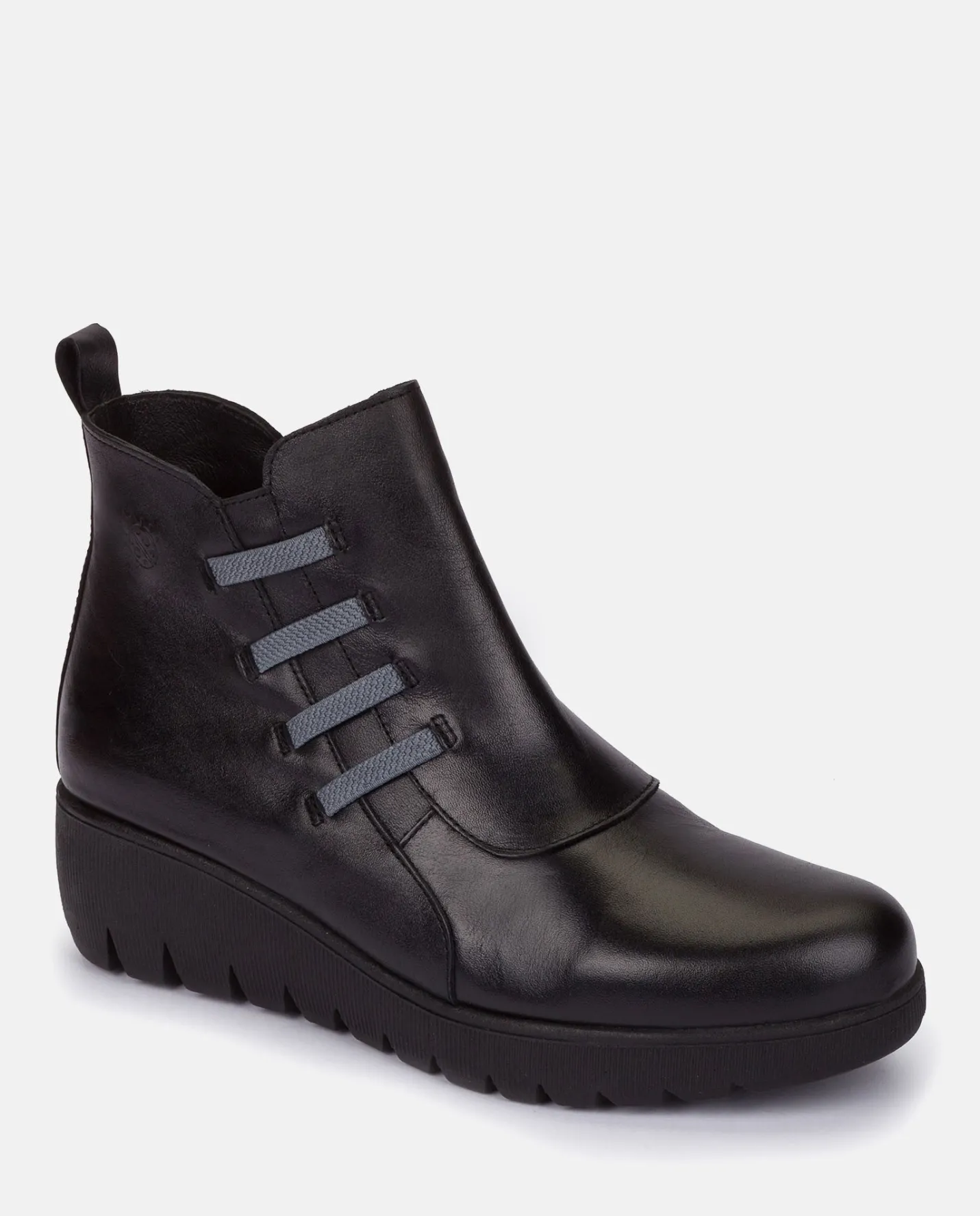Ankle Boots|Yokono Flat Bootie ATENAS-033 Black