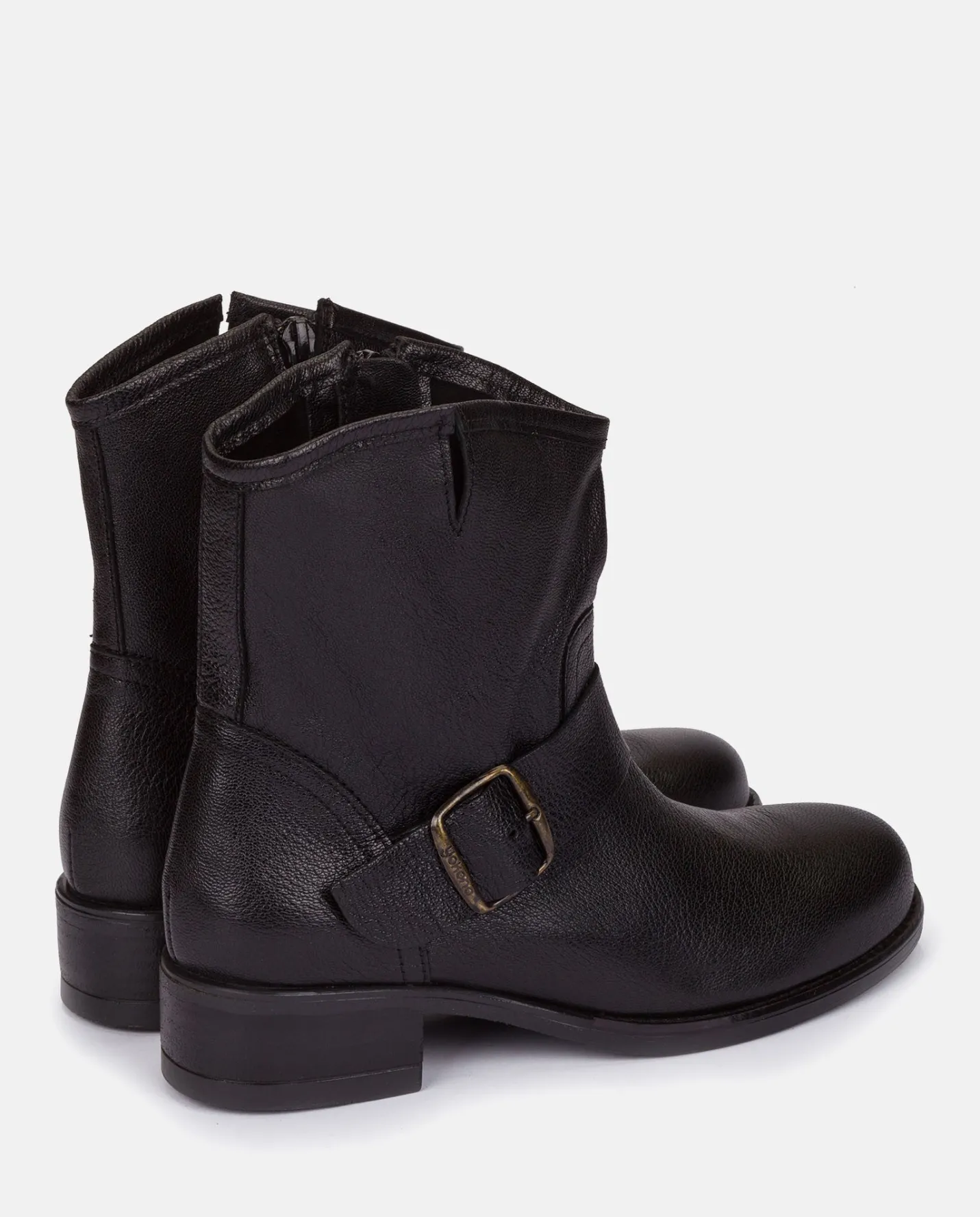 Ankle Boots|Yokono Flat Bootie CAMBRA-001 Black