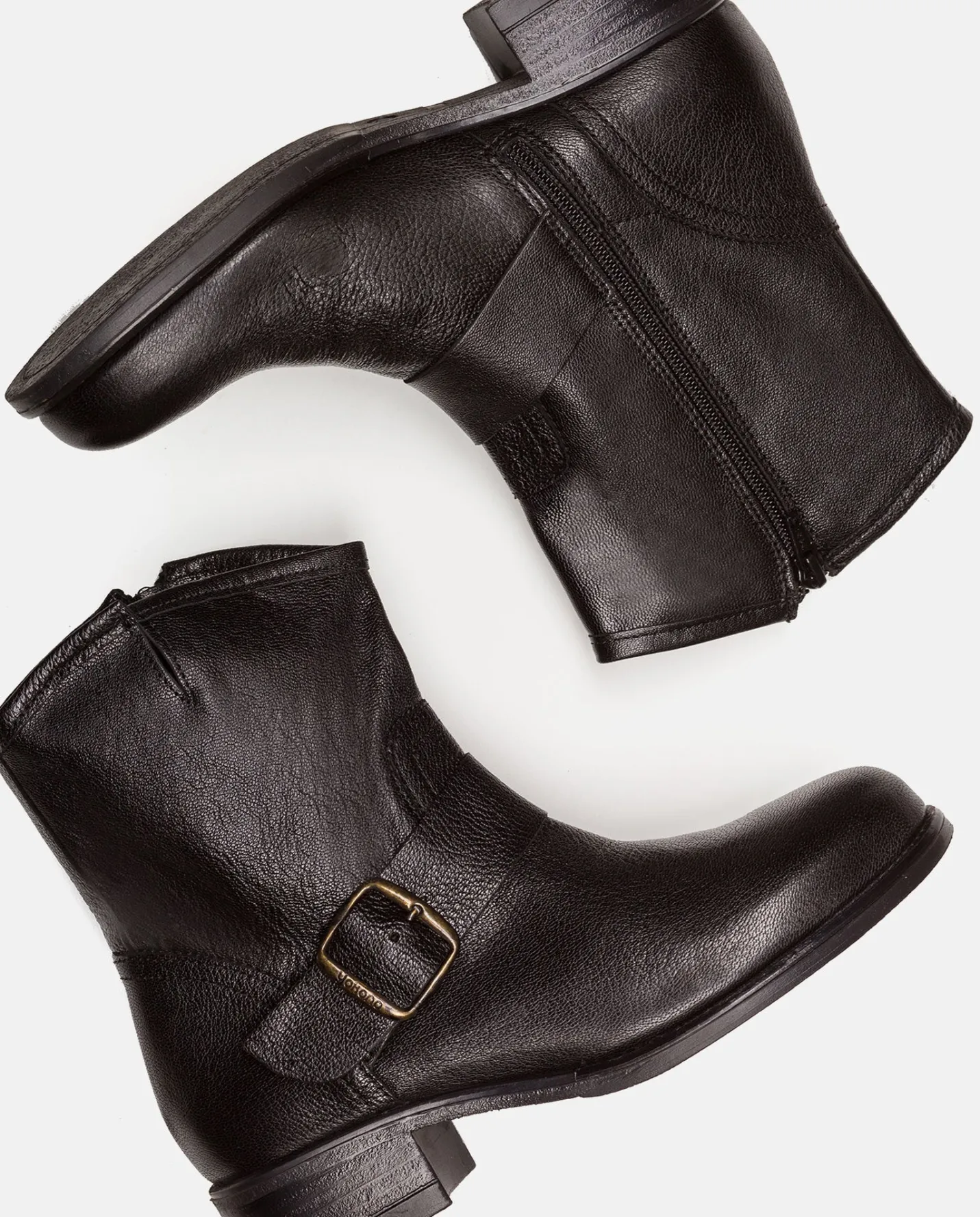 Ankle Boots|Yokono Flat Bootie CAMBRA-001 Black