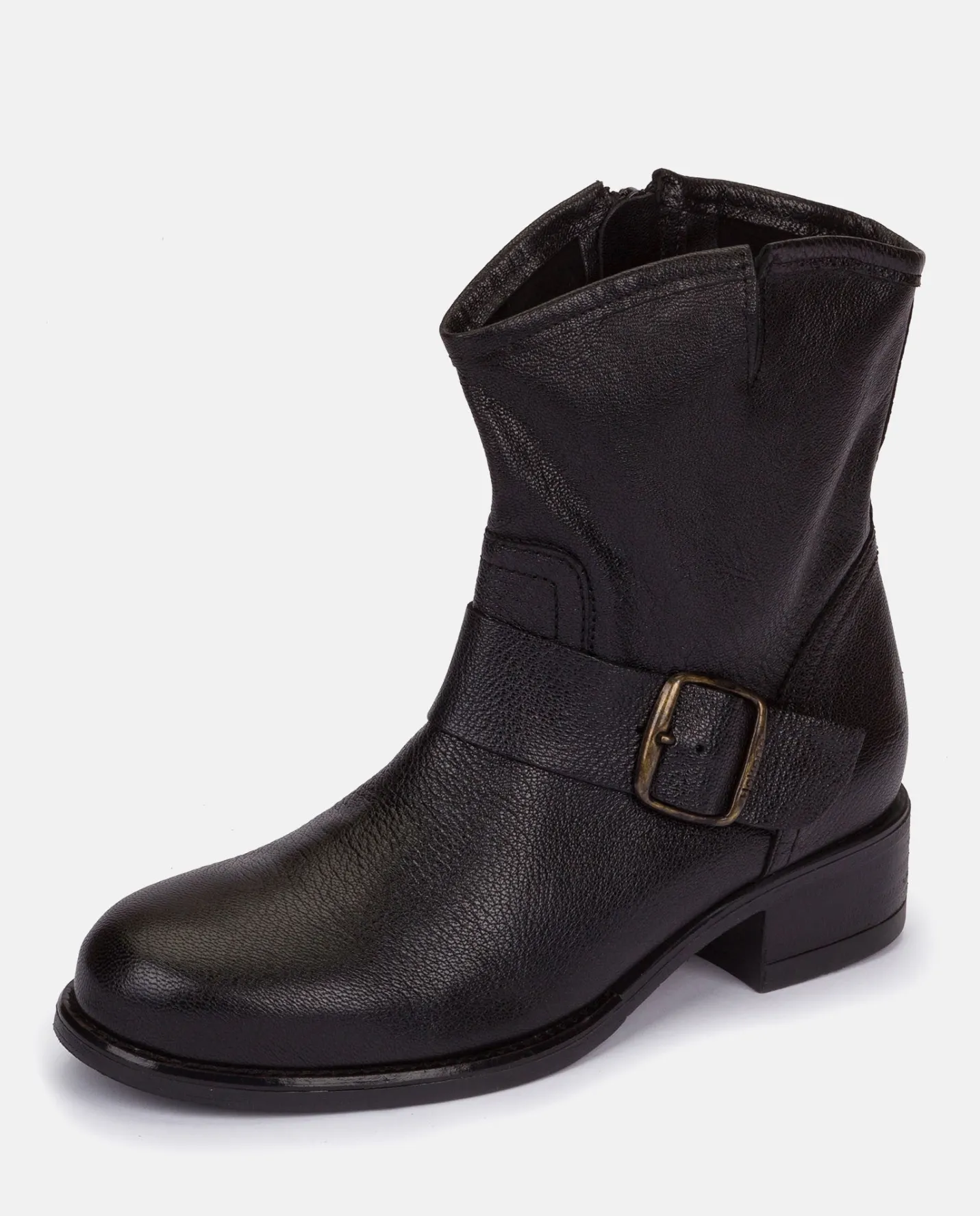 Ankle Boots|Yokono Flat Bootie CAMBRA-001 Black