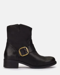 Ankle Boots|Yokono Flat Booty MONS-001 Black