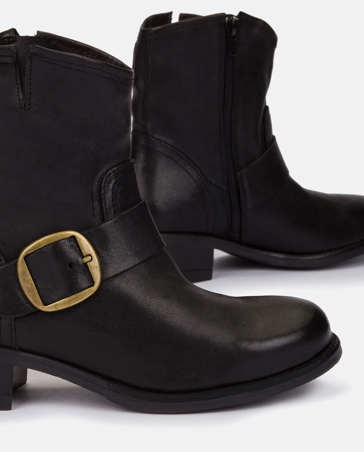 Ankle Boots|Yokono Flat Booty MONS-001 Black