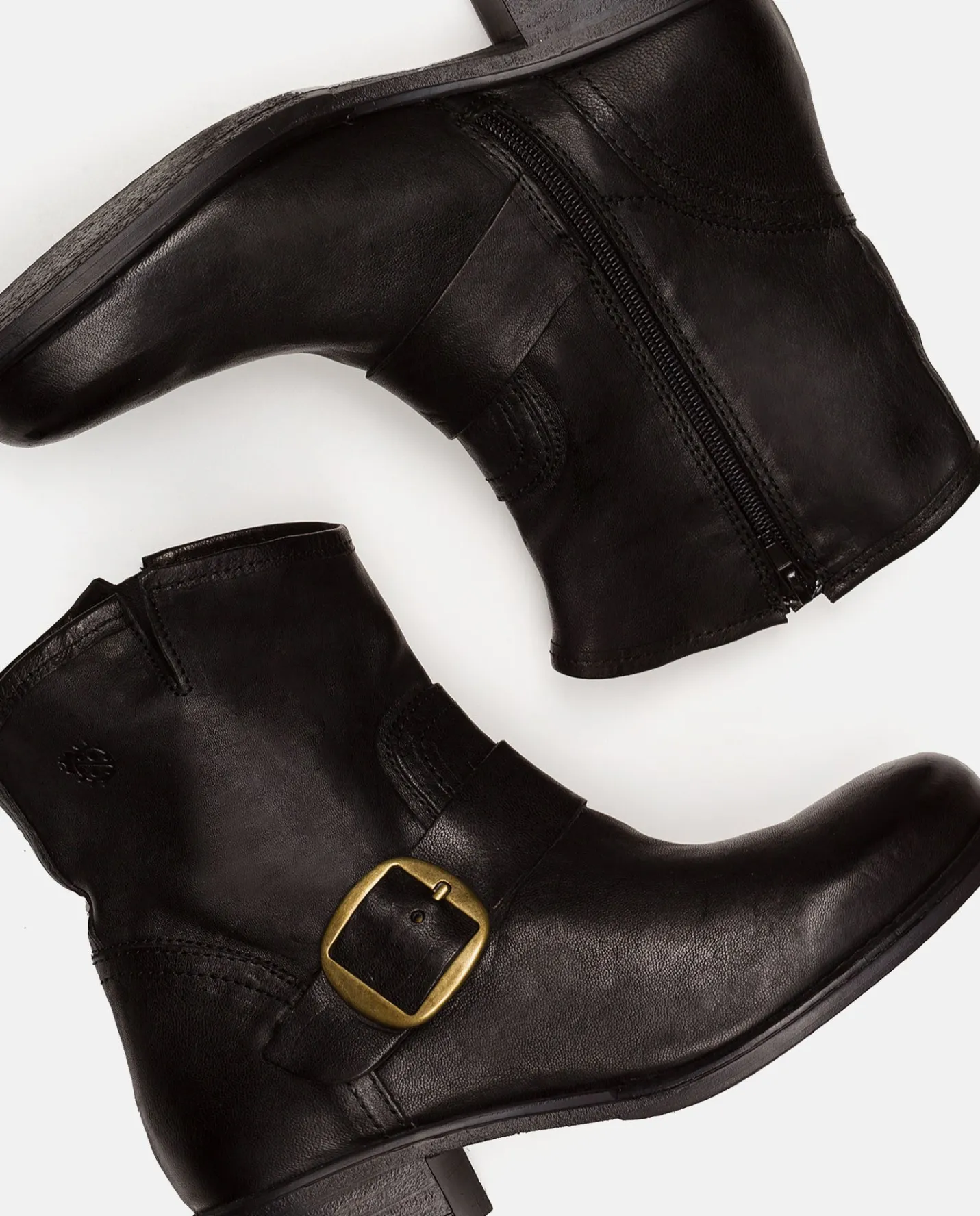 Ankle Boots|Yokono Flat Booty MONS-001 Black