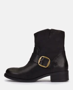 Ankle Boots|Yokono Flat Booty MONS-001 Black