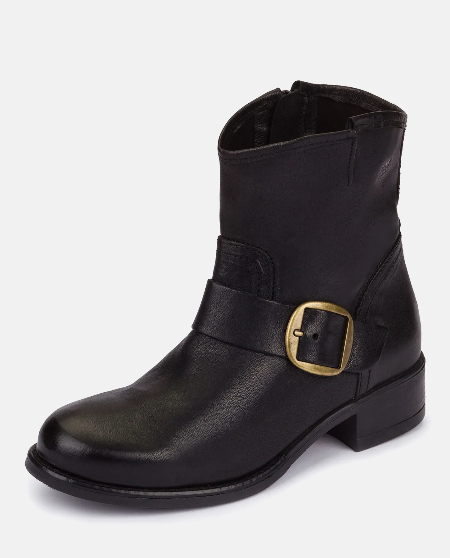 Ankle Boots|Yokono Flat Booty MONS-001 Black
