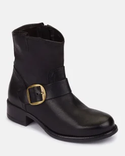 Ankle Boots|Yokono Flat Booty MONS-001 Black