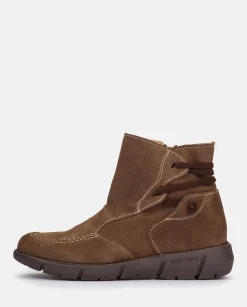Ankle Boots|Yokono Flat Booty OLBA-001 Brown