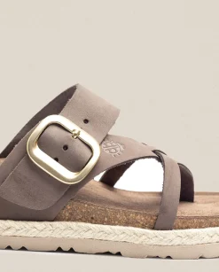 Platform Sandals|Flat Sandals|Yokono Flat Sandal Arena 003 Brown