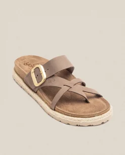 Platform Sandals|Flat Sandals|Yokono Flat Sandal Arena 003 Brown