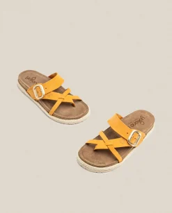 Platform Sandals|Flat Sandals|Yokono Flat Sandal Arena 003 Orange