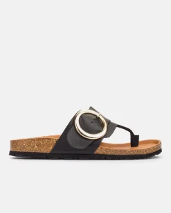 Flat Sandals|Yokono Flat Sandal GRANADA-704 Black