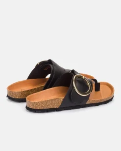 Flat Sandals|Yokono Flat Sandal GRANADA-704 Black