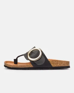 Flat Sandals|Yokono Flat Sandal GRANADA-704 Black