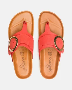 Flat Sandals|Yokono Flat Sandal GRANADA-704 Coral