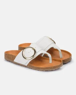 Flat Sandals|Yokono Flat Sandal GRANADA-704 White