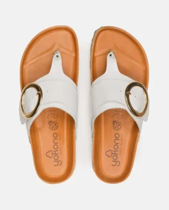 Flat Sandals|Yokono Flat Sandal GRANADA-704 White