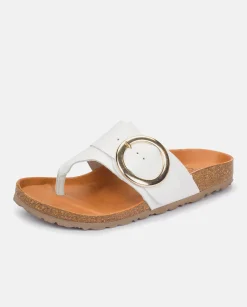 Flat Sandals|Yokono Flat Sandal GRANADA-704 White