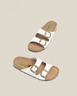 Flat Sandals|Yokono Flat Sandal GRANADA-700 White