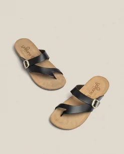 Flat Sandals|Yokono Flat Sandal Ibiza 013 Black
