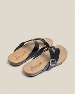Flat Sandals|Yokono Flat Sandal Ibiza 013 Black