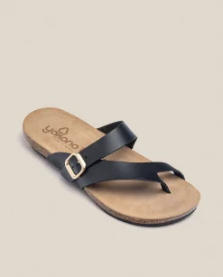 Flat Sandals|Yokono Flat Sandal Ibiza 013 Black