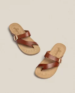 Flat Sandals|Yokono Flat Sandal Ibiza 013 Brown