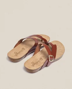 Flat Sandals|Yokono Flat Sandal Ibiza 013 Brown