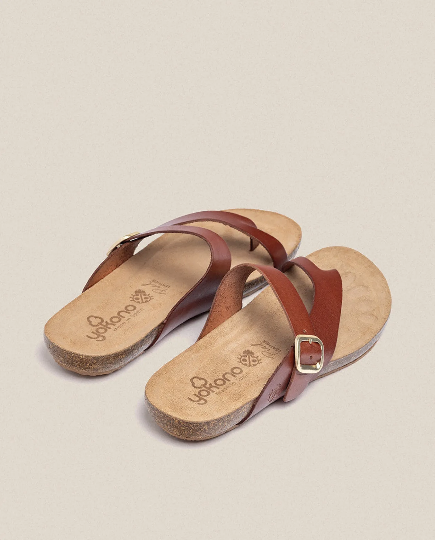 Flat Sandals|Yokono Flat Sandal Ibiza 013 Brown