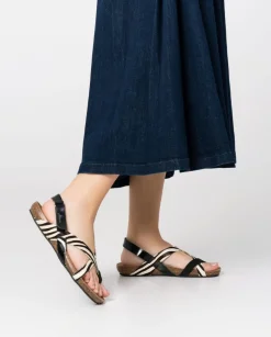 Flat Sandals|Yokono Flat Sandal IBIZA-718 Black