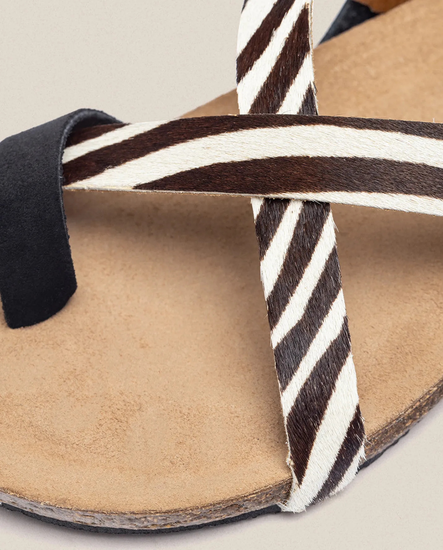 Flat Sandals|Yokono Flat Sandal IBIZA-718 Black