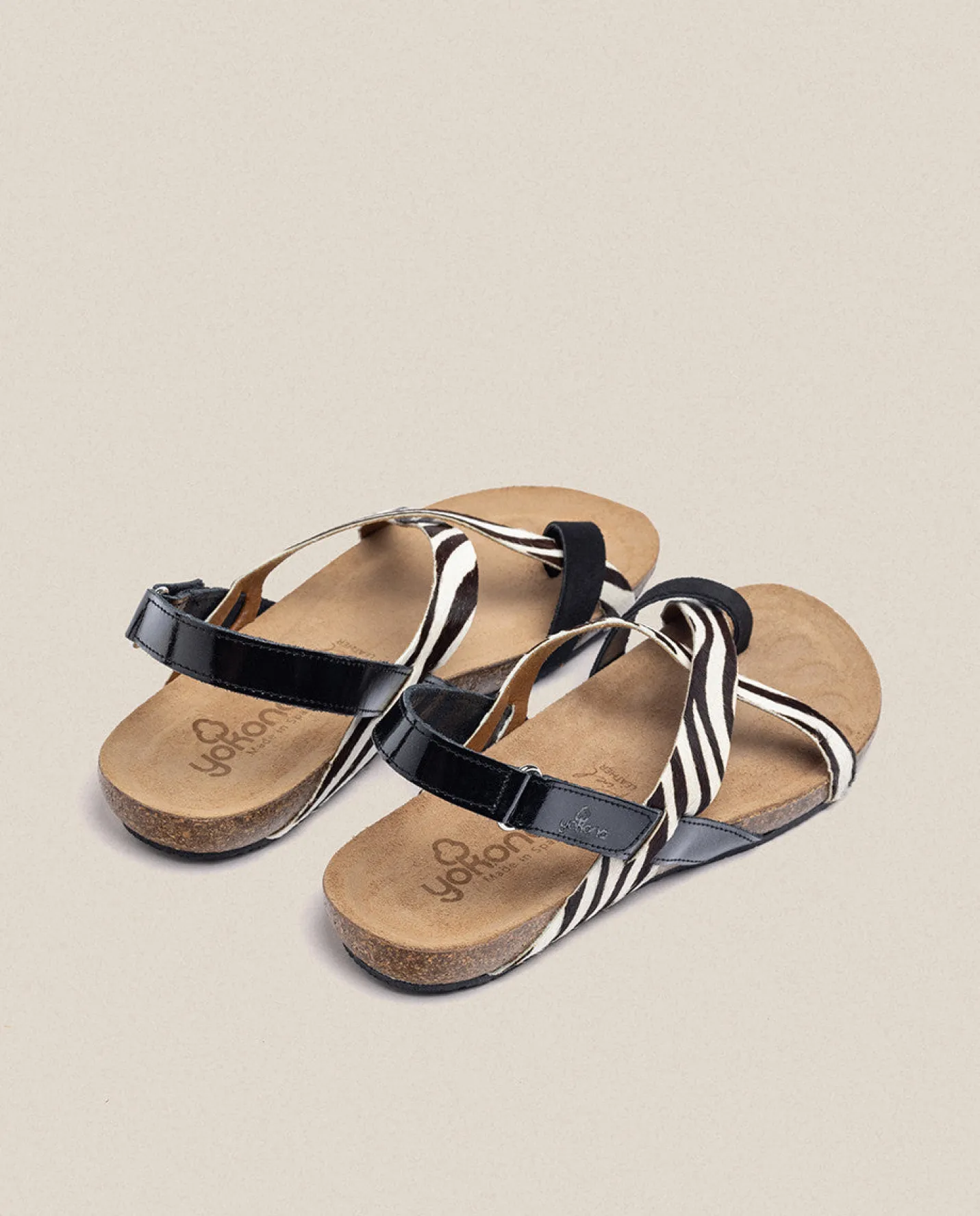Flat Sandals|Yokono Flat Sandal IBIZA-718 Black