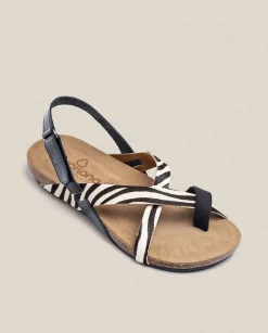 Flat Sandals|Yokono Flat Sandal IBIZA-718 Black