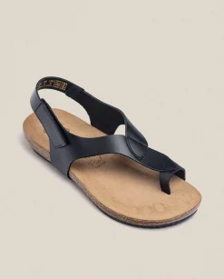 Flat Sandals|Yokono Flat Sandal IBIZA-174 Black