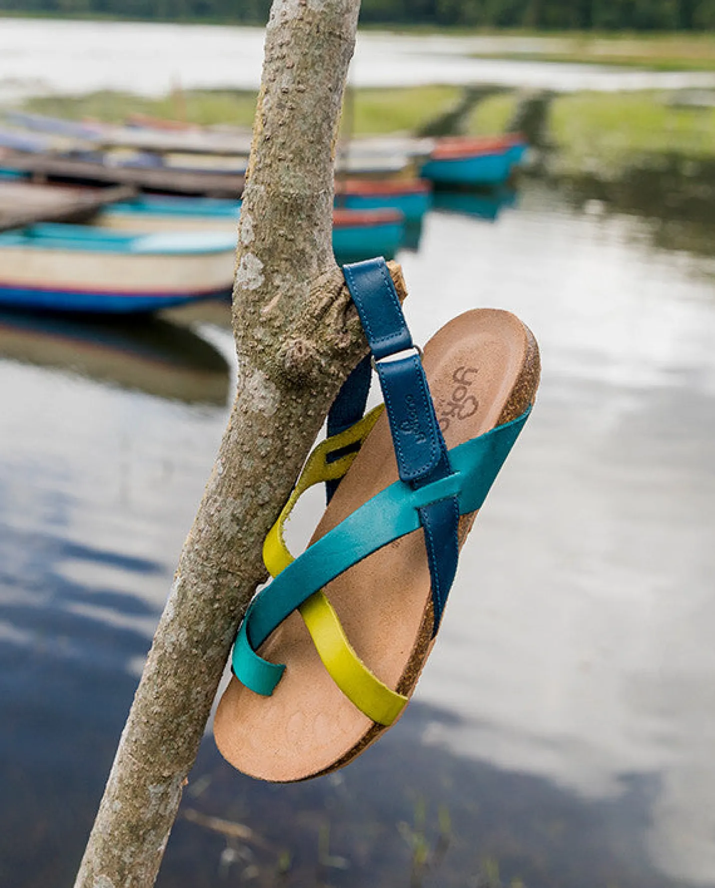 Flat Sandals|Yokono Flat Sandal IBIZA-718 Blue
