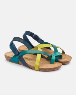 Flat Sandals|Yokono Flat Sandal IBIZA-718 Blue