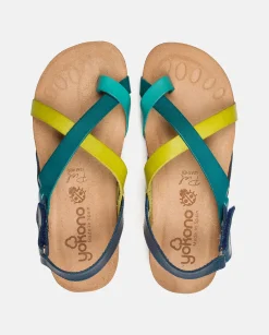 Flat Sandals|Yokono Flat Sandal IBIZA-718 Blue