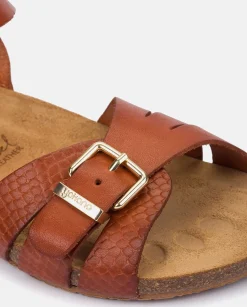 Flat Sandals|Yokono Flat Sandal IBIZA-185 Brown