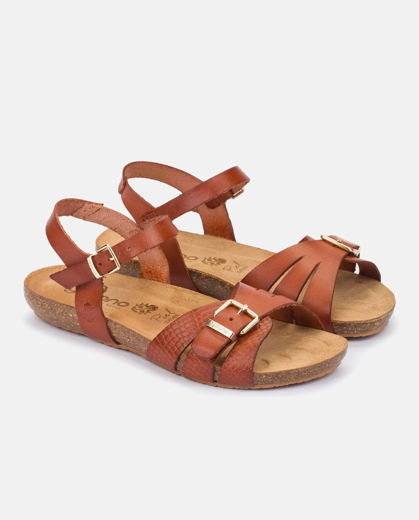 Flat Sandals|Yokono Flat Sandal IBIZA-185 Brown